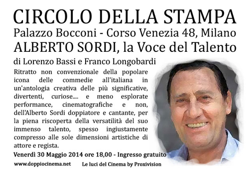 Proxivision al Circolo Della Stampa - Milano Alberto Sordi