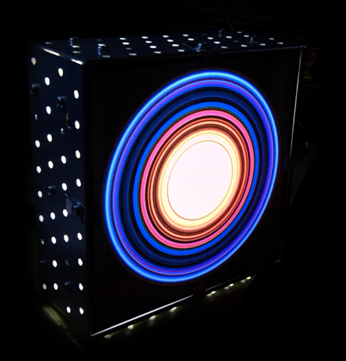 Electromechanical Art - Arte Elettromeccanica - Light Box sculpture Made in Italy - Street Pop Art
